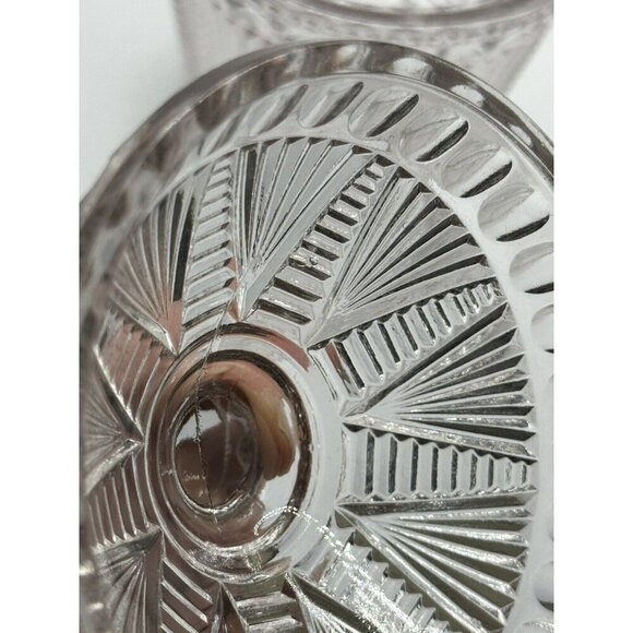 Antique EAPG 1897 McKee Adonis/Washboard/Pleat & Tuck Covered Sugar Bowl - Picture 9 of 16